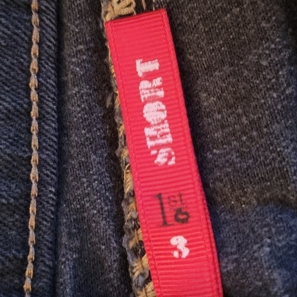 3/$30 1ST KISS Black Denim Booty Shorts - Picture 5 of 8